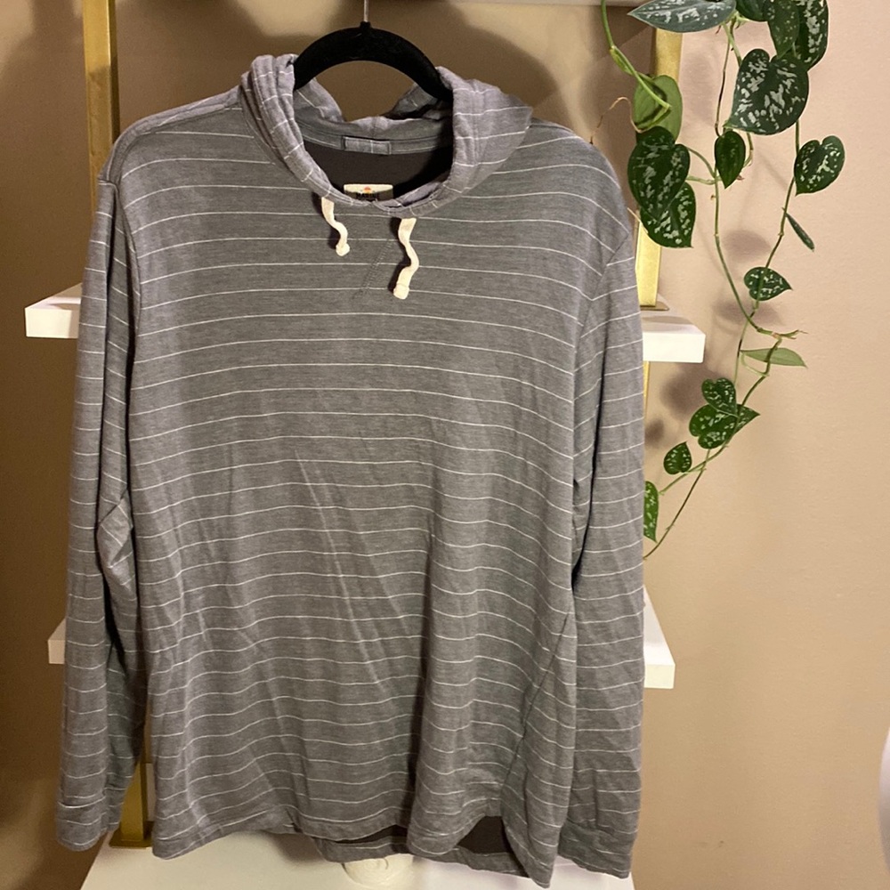 Marine Layer hooded long sleeved shirt men’s size large